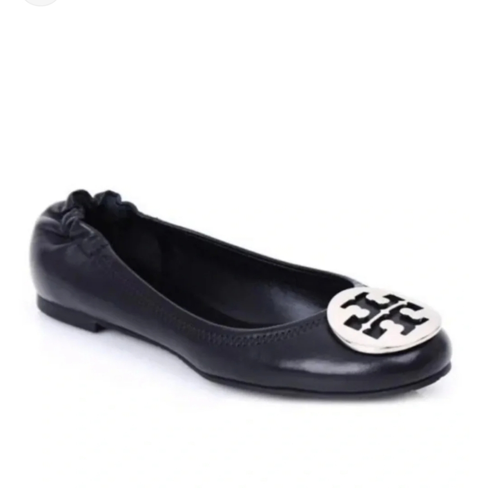 TORY BURCH CLASSIC REVA Leather Flats Size 9